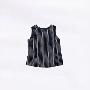 villager liz clairborne ⋆ vintage silk striped top